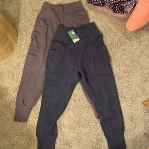 Halara lot of 2 harem drop crotch lounge stretch jogger pants